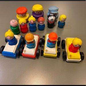 Vintage fisher price little people lot